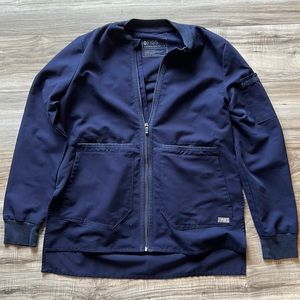 FIGS Bellery Scrub Jacket- Navy
